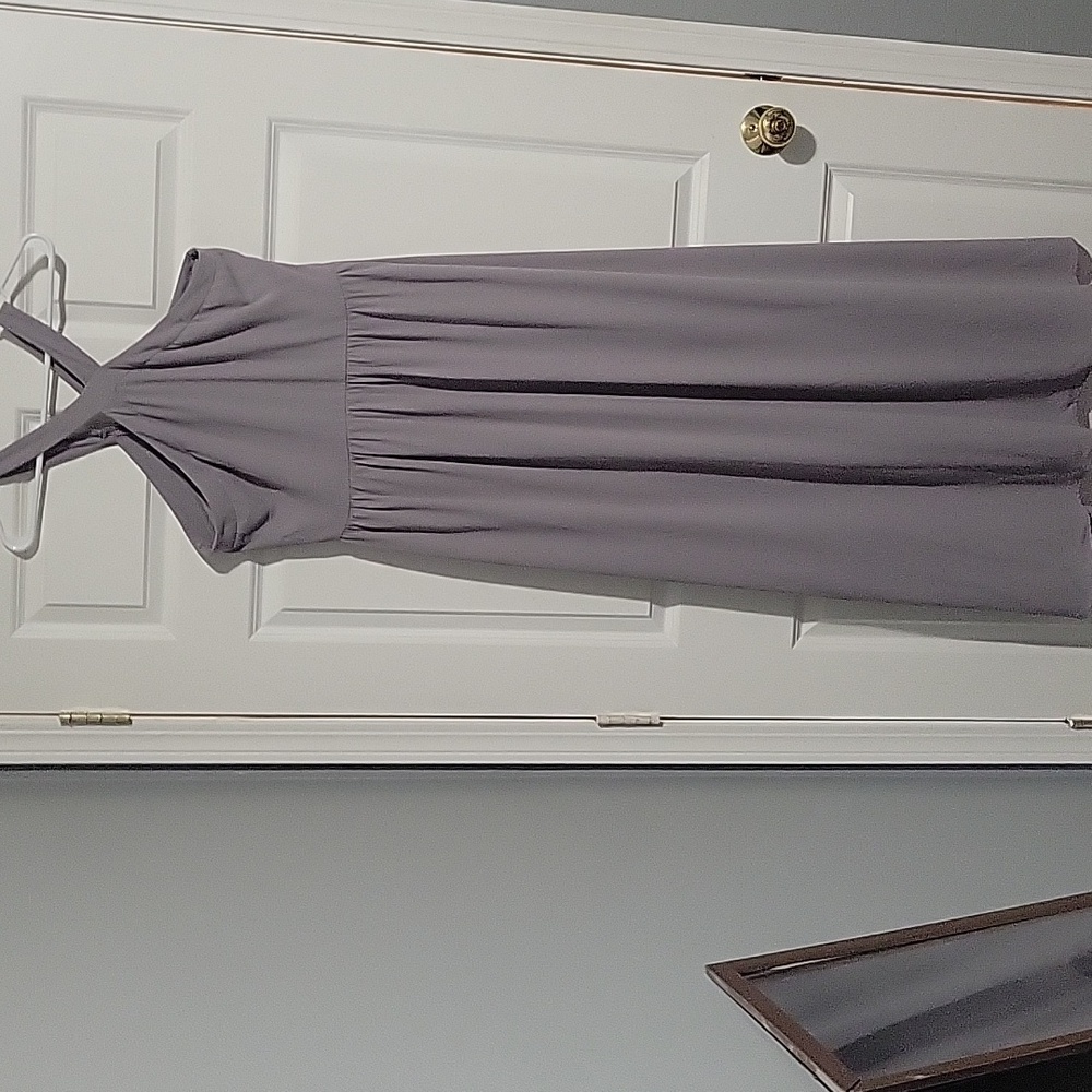 Gray formal dress